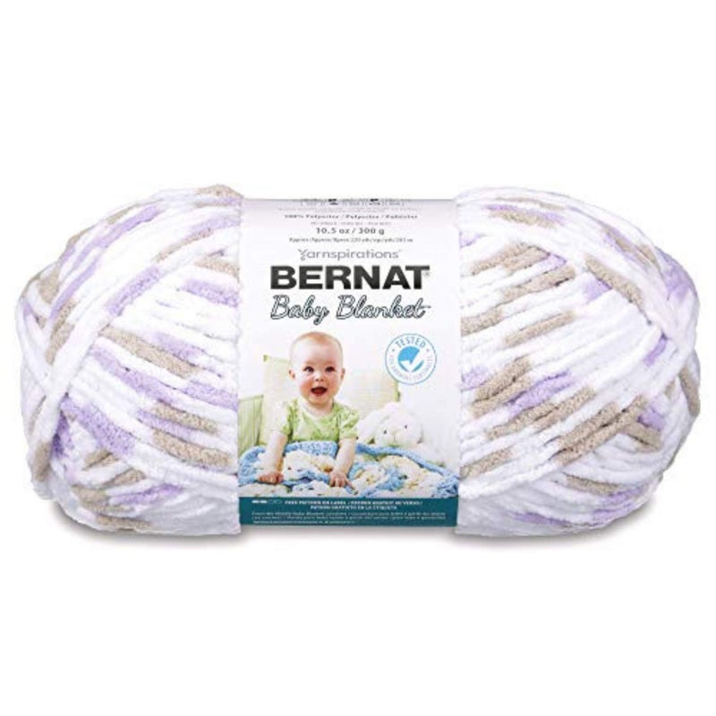 Bernat Baby Blanket Big Ball Little Lilac Dove - Image 1